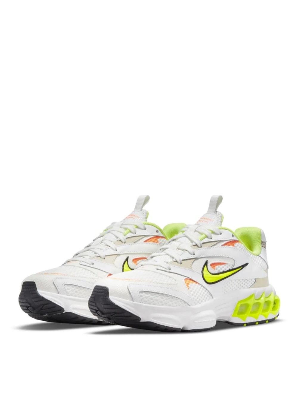 Gently worn NIKE Air Zoom Fire Running Shoe WHITE/ VOLT/ RATTAN/ SAIL Size 8